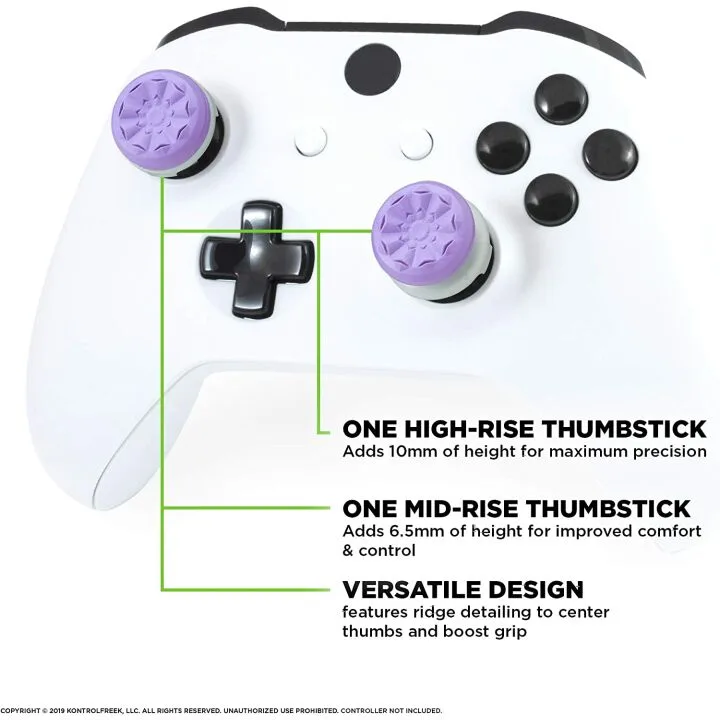 KontrolFreek Galaxy Purple Thumbsticks for Xbox