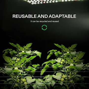 VIVOSUN 5 x 30 ft. Plant Trellis Netting, Heavy-Duty Polyester Grow Net for Garden with Square Mesh ...