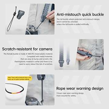 jusmo FALCAM Quick Magnetic Camera Shoulder Strap