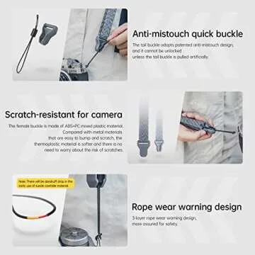 jusmo FALCAM Quick Magnetic Camera Shoulder Strap