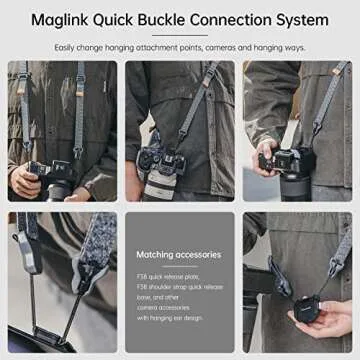 jusmo FALCAM Quick Magnetic Camera Shoulder Strap