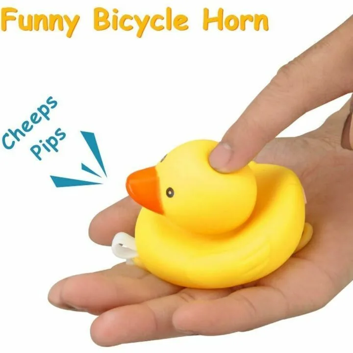 Cute Rubber Duck Bicycle Bell with LED Light