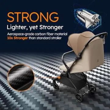 Ultra-Compact Mamazing Travel Stroller 9.9 Lbs