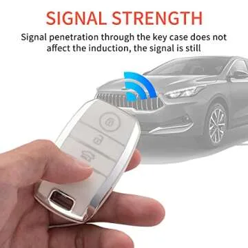 Kia Key Fob Cover - Soft TPU Case for Optimal Protection and Style