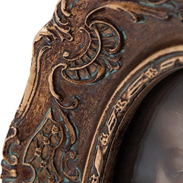 Small Antique 2.5 x 3.5 Oval Picture Frame for Vintage Decor