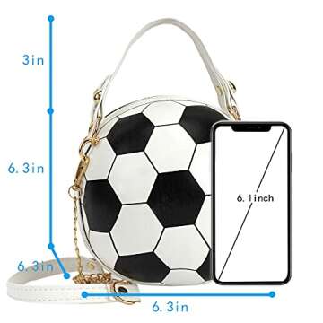 LABANCA Basketball Shaped Crossbody Bag for Women