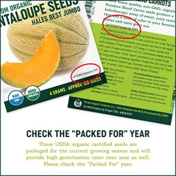 Organic Walla Walla Onion Seeds - USDA Organic Non-GMO