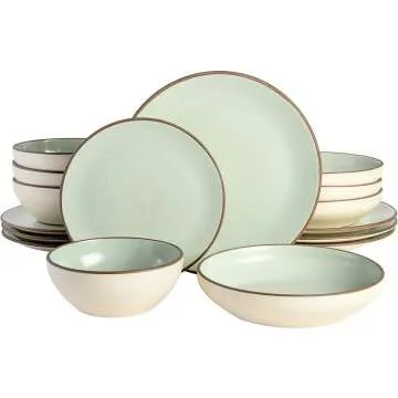 Gibson Elite Dinnerware Set - Classic Mint 16pcs for 4