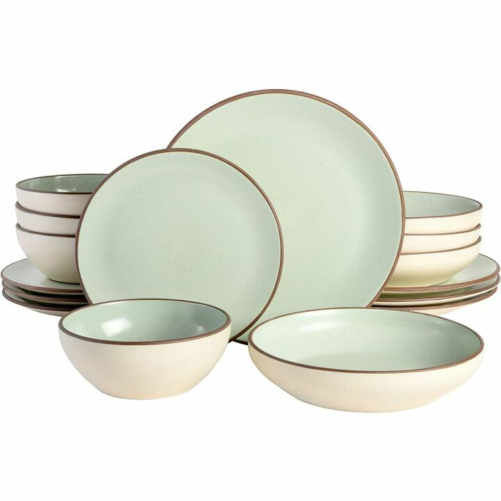 Gibson Elite Dinnerware Set - Classic Mint 16pcs for 4
