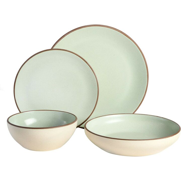 Gibson Elite Dinnerware Set - Classic Mint 16pcs for 4
