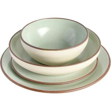 Gibson Elite Dinnerware Set - Classic Mint 16pcs for 4