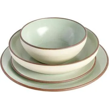 Gibson Elite Dinnerware Set - Classic Mint 16pcs for 4