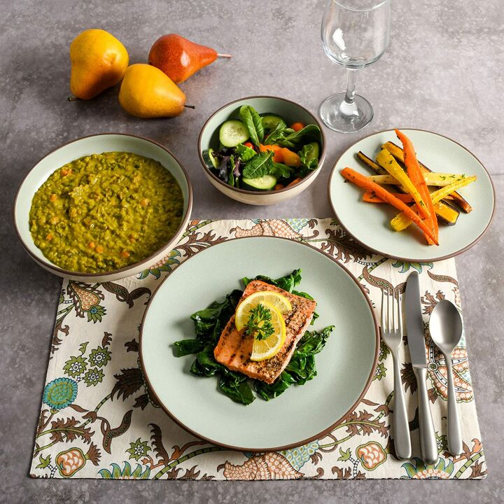 Gibson Elite Dinnerware Set - Classic Mint 16pcs for 4