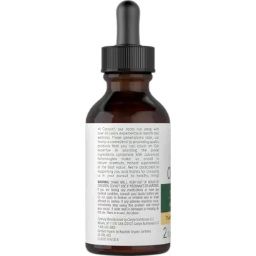 Carlyle Organic Oil of Oregano 2 fl oz Vegan Non-GMO Gluten Free