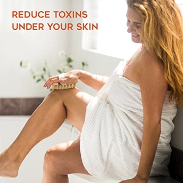 Premium Boar Brush for Lymphatic and Cellulite Massage