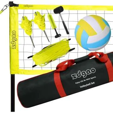 Outdoor Volleyball Net System - Easy Setup & Durable