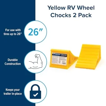 Buy Camco Heavy-Duty RV Tire Chocks for Safety