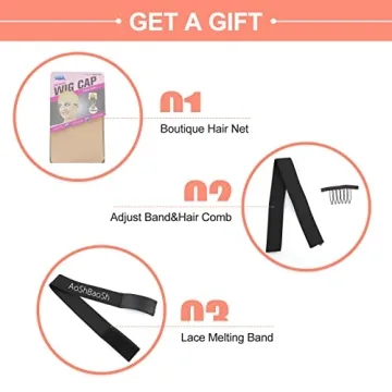 AOSHBAOSH Lace Front Wigs for Natural Look - 180% Density