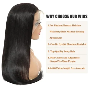 AOSHBAOSH Lace Front Wigs for Natural Look - 180% Density