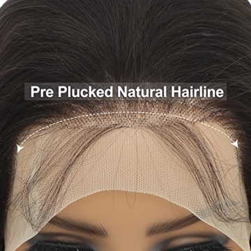 AOSHBAOSH Lace Front Wigs for Natural Look - 180% Density