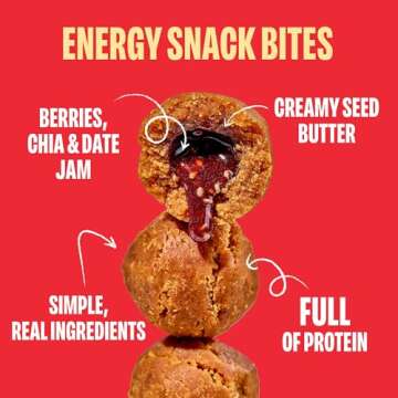 Smash Foods Energy Bites with Superfood Jam | Vegan Snack