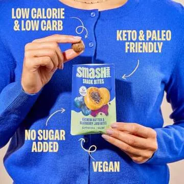 Smash Foods Energy Bites with Superfood Jam | Vegan Snack