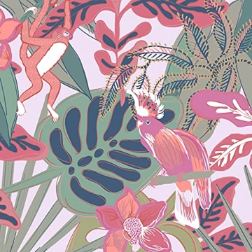 Vera Bradley Women's Flip Flops Rain Forest Canopy Coral