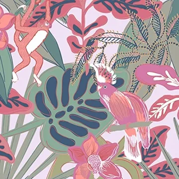 Vera Bradley Women's Flip Flops Rain Forest Canopy Coral