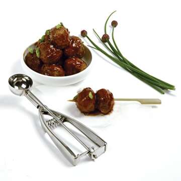 Norpro Set of 3 Stainless Steel Cookie Scoops