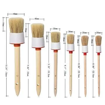 URlighting 6 Pcs Car Detailing Brush Set for All Vehicles