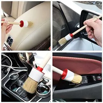 URlighting 6 Pcs Car Detailing Brush Set for All Vehicles