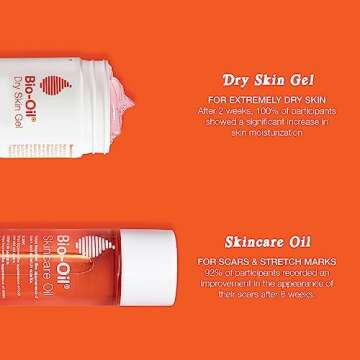 Bio-Oil Skincare Oil Body Oil with Bio-Oil Dry Skin Gel, Full Body Skin Moisturizer