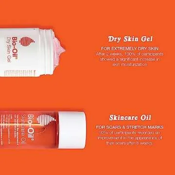 Bio-Oil Skincare Oil Body Oil with Bio-Oil Dry Skin Gel, Full Body Skin Moisturizer