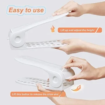 Space-Saving YIHATA Shoe Slots Organizer for Closet