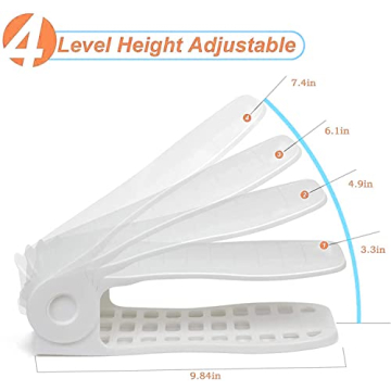 Space-Saving YIHATA Shoe Slots Organizer for Closet