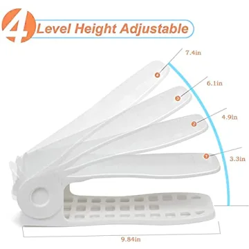 Space-Saving YIHATA Shoe Slots Organizer for Closet