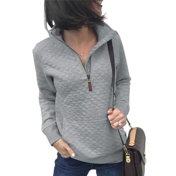 Stylish Comfortable BTFBM Quilted Sweatshirt for Women