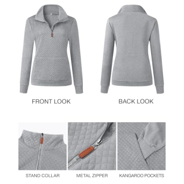 Stylish Comfortable BTFBM Quilted Sweatshirt for Women