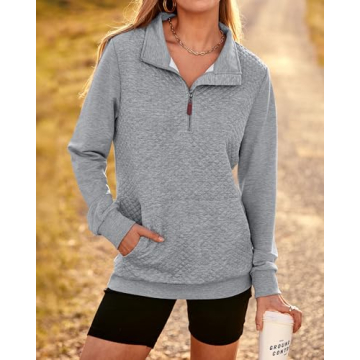 Stylish Comfortable BTFBM Quilted Sweatshirt for Women