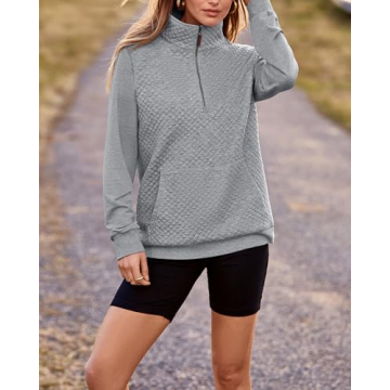 Stylish Comfortable BTFBM Quilted Sweatshirt for Women