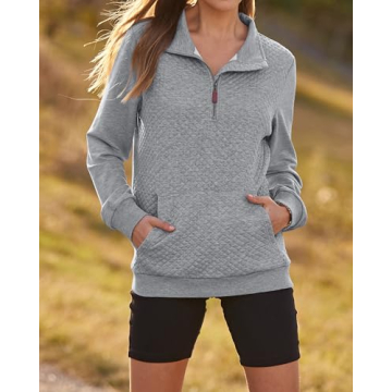 Stylish Comfortable BTFBM Quilted Sweatshirt for Women