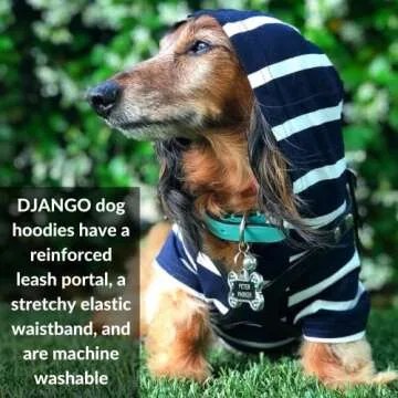 DJANGO Dog Hoodie - Soft & Stretchy Sweatshirts for Dogs