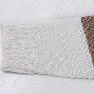 Shermie Women's Colorblock Sweater for Cozy Style
