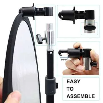 Photography Light Reflector with Clip 5 in 1 Portable 60x90cm/24x35inch Oval Collapsible Multi Disc Photography Studio Photo Camera Lighting Reflector Diffuser