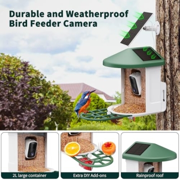 Smart Bird Feeder with Camera and AI Identification