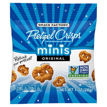 Snack Factory Pretzel Crisps Minis - Healthy Snack Packs