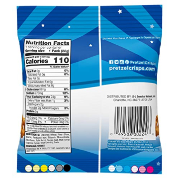 Snack Factory Pretzel Crisps Minis - Healthy Snack Packs