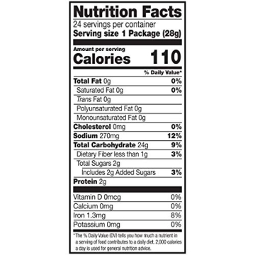 Snack Factory Pretzel Crisps Minis - Healthy Snack Packs