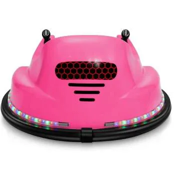 BROAGE Kids Electric Ride On Bumper Car – Pink