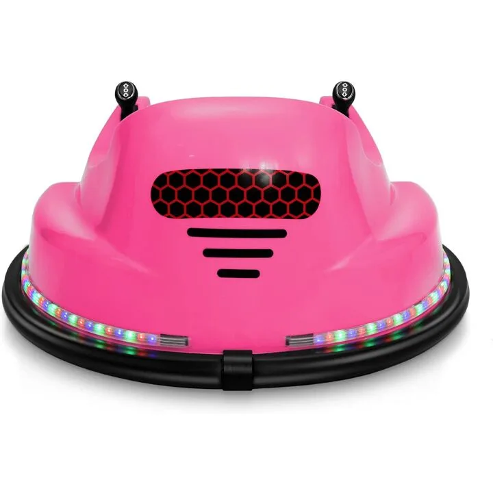 BROAGE Kids Electric Ride On Bumper Car – Pink